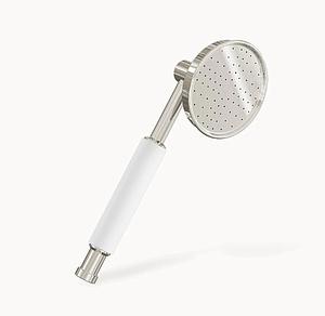 Crosswater Waldorf Shower Handset with White Ceramic Handle Chrome