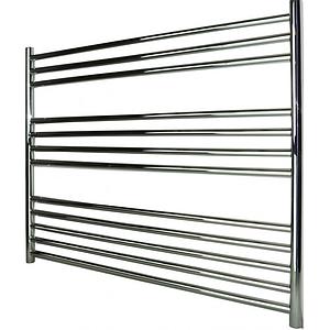 Vogue Pearl Towel Radiator Heating Only - Polished Stainless Steel 600X750