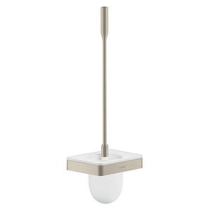 Axor Universal Softsquare Toilet Brush Holder Wall-mounted Brushed Nickel