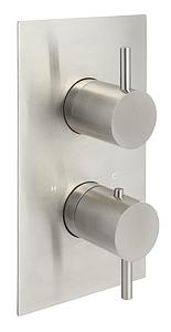 Just Taps Nox Thermostatic Concealed 3 Outlet Shower Valve