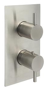 Just Taps Inox Thermostatic Concealed 1 Outlet Shower Valve