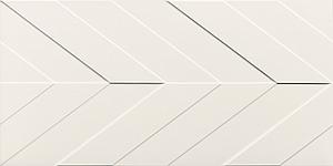 Marca Corona 4D 4D.CHEVRON WHITE MATT 40x80 | 16"x32" | 8,5 mm Embossed