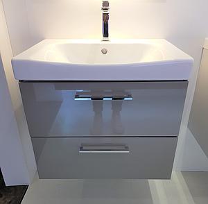 Faeber Venice 60cm Grey Stone Basin Vanity Unit