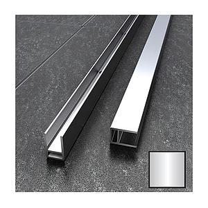 Abacus London Showers 2m Surface Shower Glass Channel