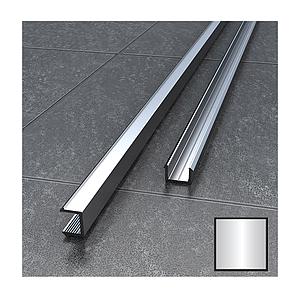 Abacus London Showers 2m Recessed Shower Glass Channel