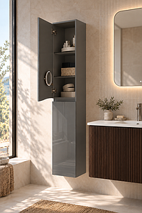 Faeber Vienna 1300x380x300mm Tall Unit (with magnifying mirror)