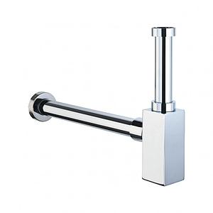 AVA Designer Square Bottle Trap Polished Chrome