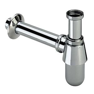 AVA Designer Round Bottle Trap Polished Chrome