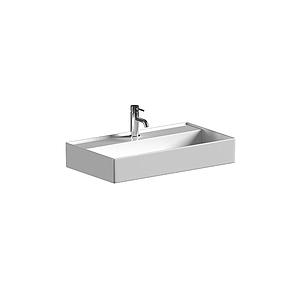 Saneux Icon 80x45cm Countertop Washbasin 1th - Gloss White