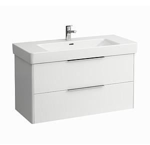 Laufen Base/pro S Vanity Unit 530x1010x440mm For 813966 2 Drawers - White Matt