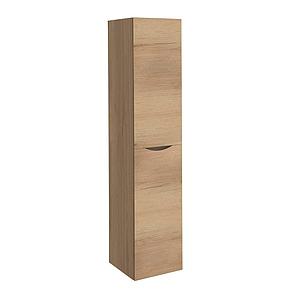Crosswater Glide II Tower Storage Unit with 2 Doors and Shelves Windsor Oak