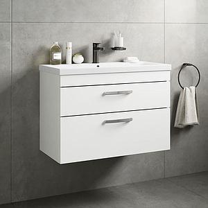 Cubico Nala 800 White Glass Basin