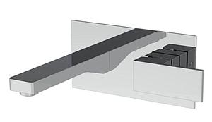 Saneux Tooga Wall Mounted Basin Mixer - Chrome