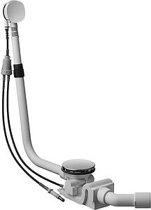 Duravit Universal Quadroval Waste and Overflow Set with Bath Filler Chrome