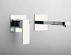 Nocode Profili Basin Mixer Wall Mounted Chrome