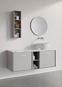 Crosswater Infinity Worktop 1210 Carrara Marble Effect