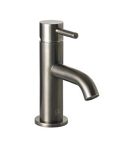Just Taps Vos Single Lever Mini Basin Mixer Brushed Black