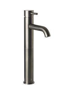 Just Taps Vos Single Lever Tall Basin Mixer Brushed Black