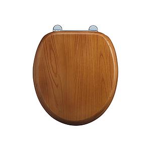 Burlington Toilet Seat Soft Close Golden Oak