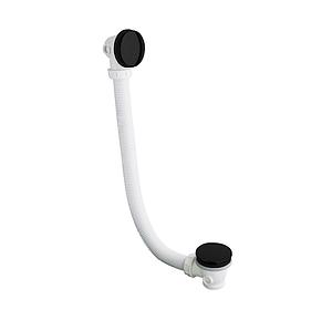 Crosswater MPRO Bath Click Clack Waste & Overflow Matt Black