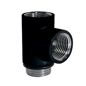 Towelrads T-piece Black