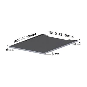 Abacus Infinity Single Fall Shower Tray 1400x800