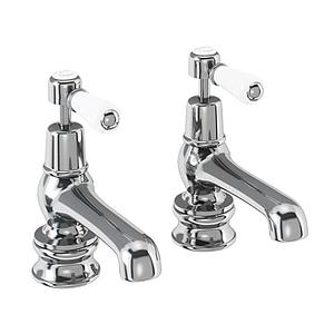 Burlington Quarter Turn Bath Pillar Taps (excluding Tap Heads & Base)