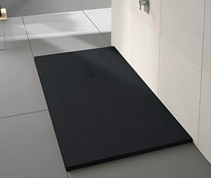 Merlyn Truestone Rectangle Tray Pure Black 1200 X 800mm