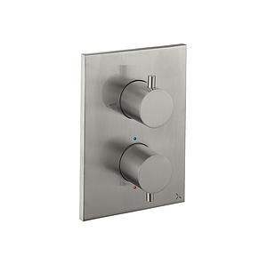 Crosswater Crossbox MPRO 2 Outlet Trim & Levers Stainless Steel Effect