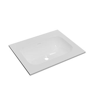 Faeber Infinite M1 Pearl 600mm Single Central Furniture Basin White polished