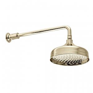 Booth & Co. 200mm Shower Head And Arm Bright Nickel & N/a