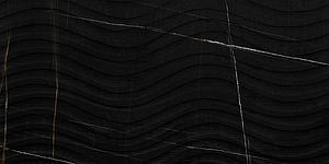 European Tiles Marmo SAHARA NOIR ONDA 120 X 60 Rectified Matte Tile