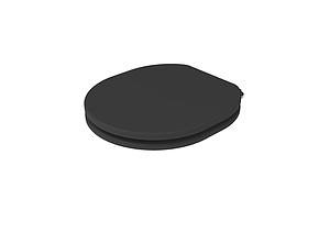 Saneux Sofia Wood Standard Soft Close Seat & Cover (for Socc02) - Obsidian Black