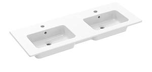 Saneux Uni 120x47cm 2 Bowl Washbasin 2TH (1TH Per Basin)