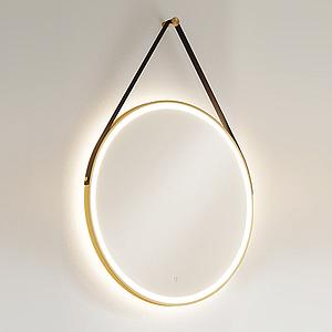 Hib Solstice 80 Mirror (brushed Brass)