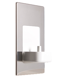 Proofvision Tbcharge Faceplate Only For Pv10 Toothbrush Charger - Polished Steel