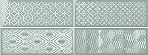 Ribesalbes Fulham Sage Green Decor Tile 15x40