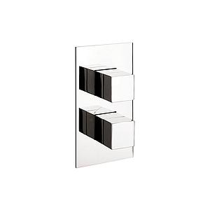Crosswater Water Square 2 Handle Trimset (must be paired with WLBP1000RC_V2) Chrome