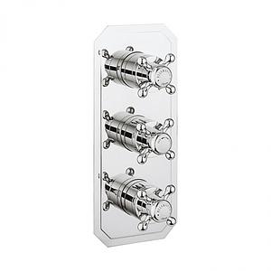 Crosswater Belgravia Traditional 3 Crosshead Handle Trimset for Shower Mixer Valve WLBP2000RC+ Chrome