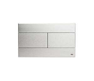 Oli Slim Dual Control Mechanical Flush Plate Satin Chrome TD