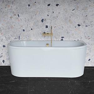 Crosswater Serene Freestanding Bath White