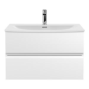 Hudson Reed 800 Wall-hung 2-drawer Unit Satin White