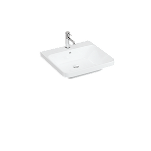 Britton Dalston 500mm Basin 1 Tap Hole White