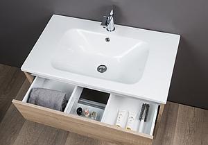 Faeber Monaco 810mm Round 2 Wall Hung Basin