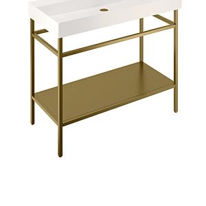 Britton Frame Stand 1000 Brushed Brass