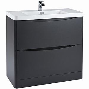 Scudo Bella 900 Floor Cabinet Graphite Grey