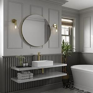 Hib Trim Round 60 (black Frame) Mirror