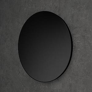Hib Trim Round 80 (black Frame) Mirror 80cm X D2.5cm