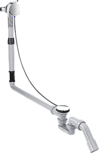 Axor Complete Set Bath Filler, Waste And Overflow Set For Special Bath Tubs Chrome