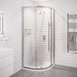 Eastbrook Vantage 2000 Easy Clean Quadrant 900mm Chrome